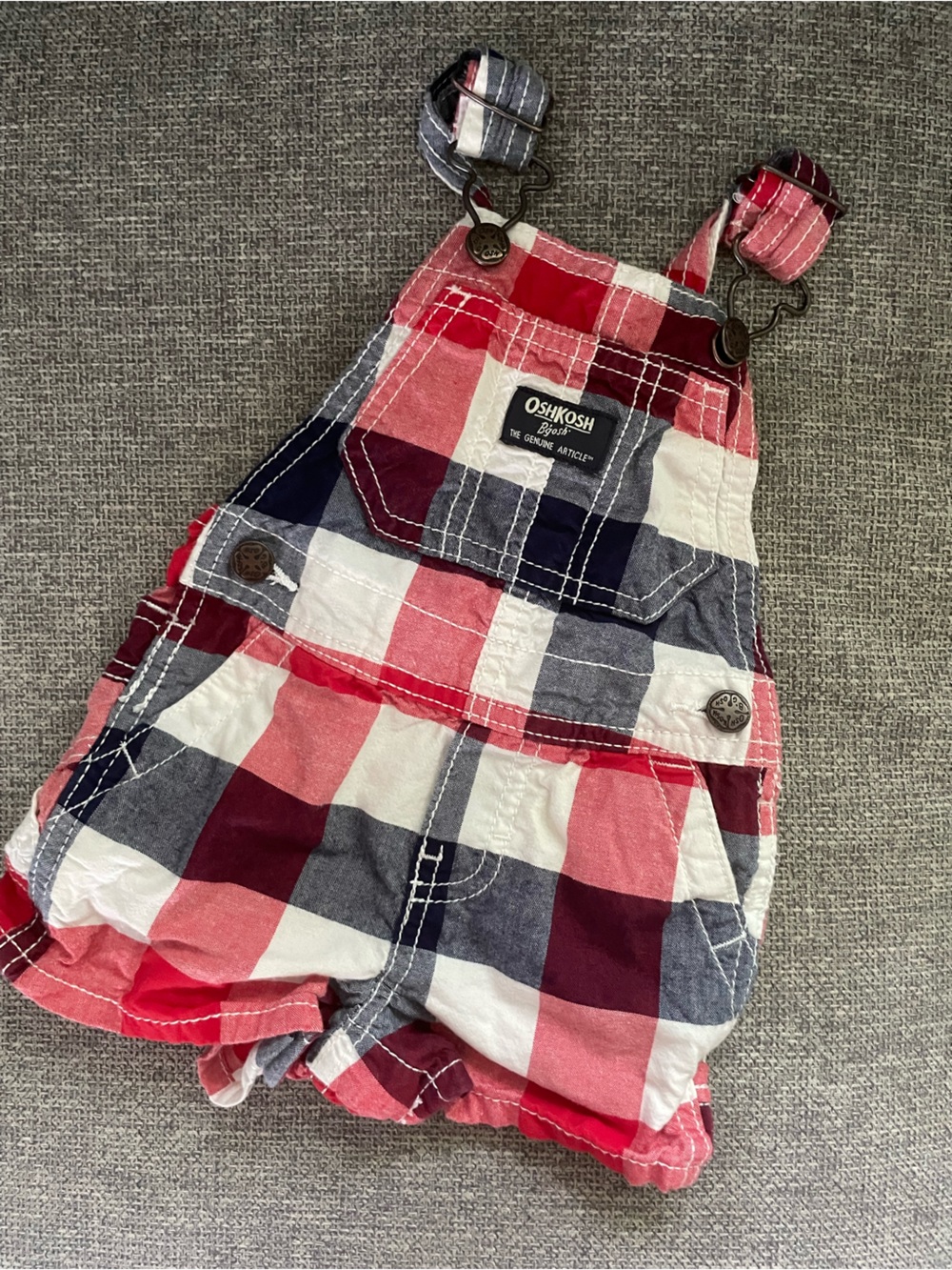 Oshkosh Plaid Overalls